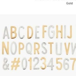 2/10 NWT Keep Collective Gold Letter "R"